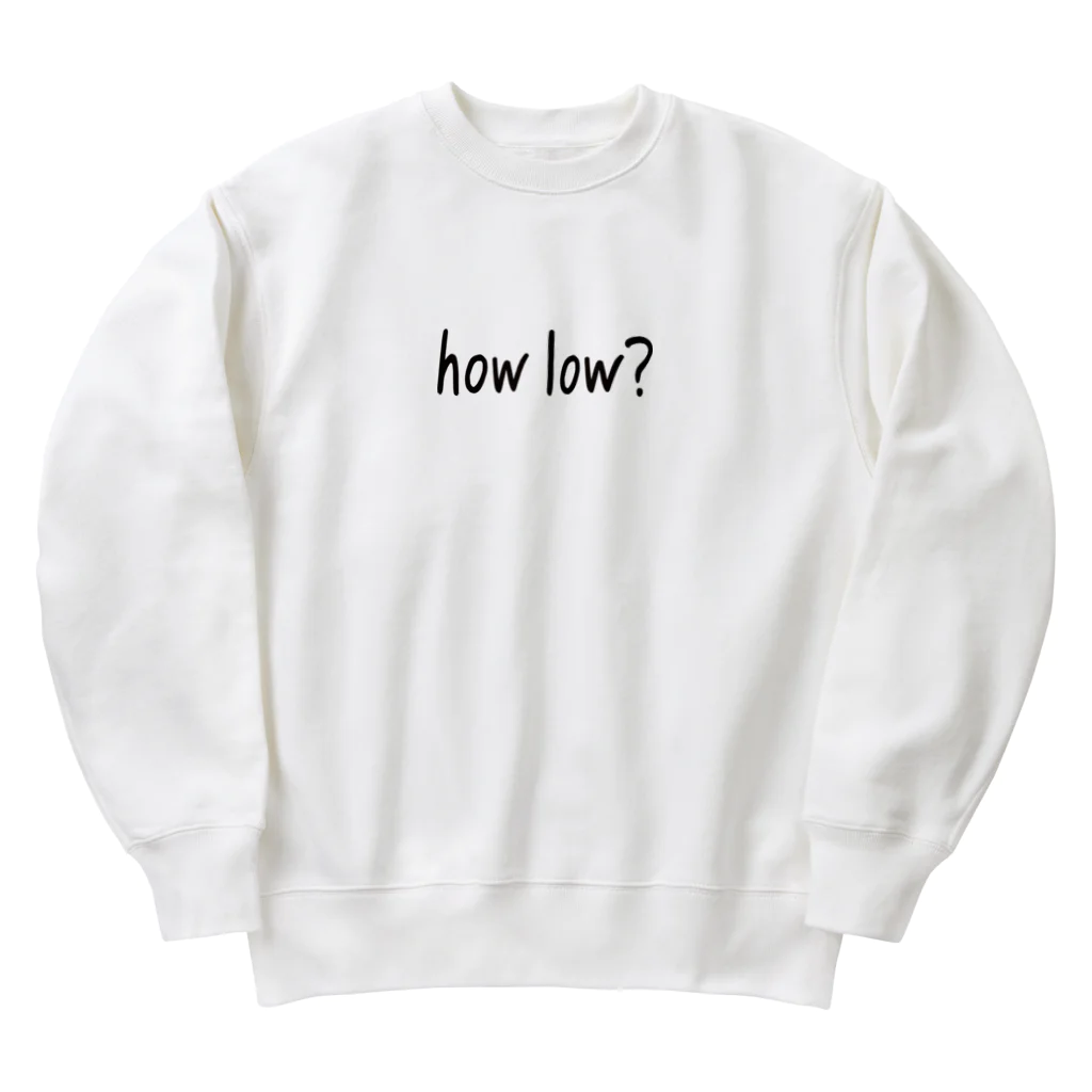 ユメデマデのhow low? Heavyweight Crew Neck Sweatshirt