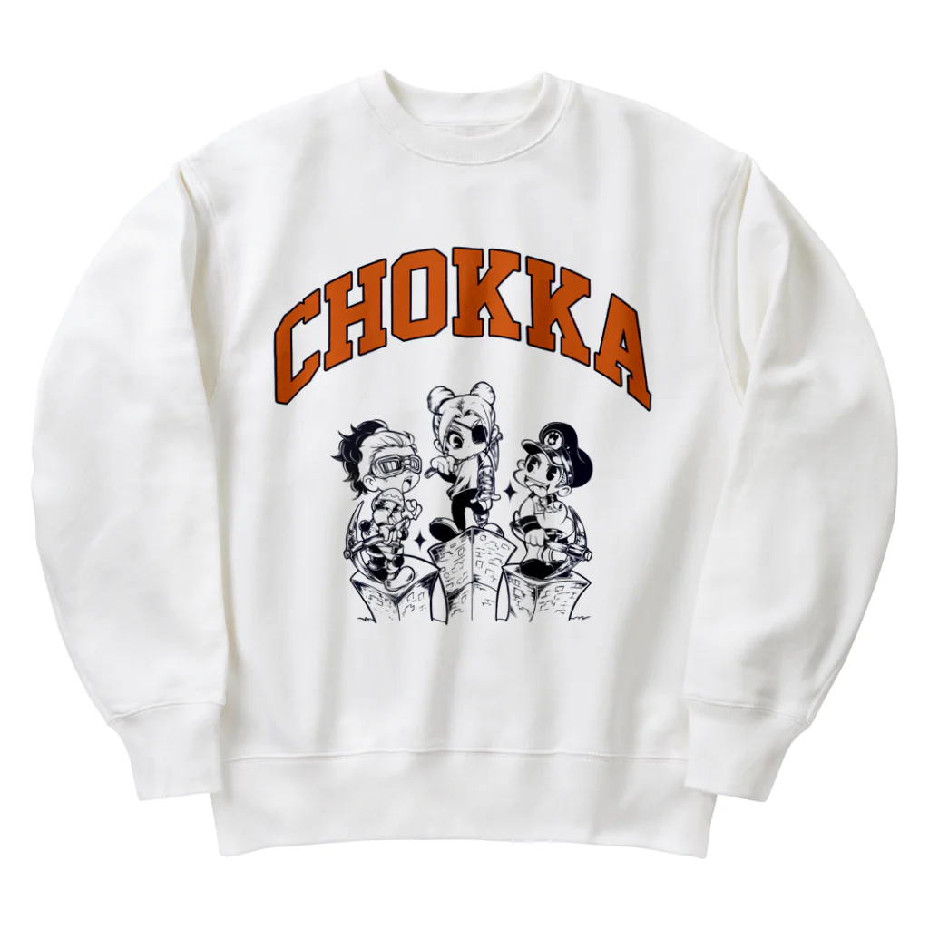 大人企画のCHOKKAカレッジロゴ Heavyweight Crew Neck Sweatshirt