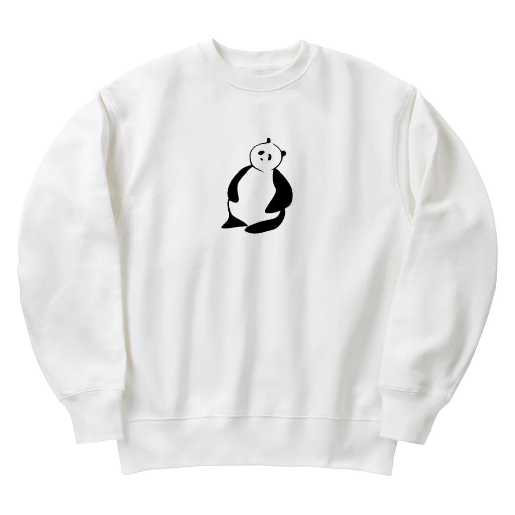 PoPoHouseのどっしりぱんだ Heavyweight Crew Neck Sweatshirt