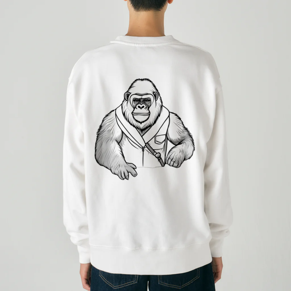 STTakuyaのゴリラタイチョー Heavyweight Crew Neck Sweatshirt