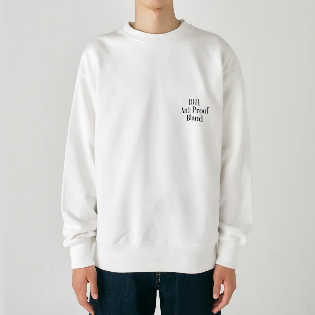 1011 Anti Proof BlandのThe World Is Yours Heavyweight Crew Neck Sweatshirt