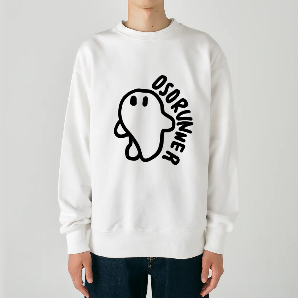 夕波あめのOSORUNNER Heavyweight Crew Neck Sweatshirt