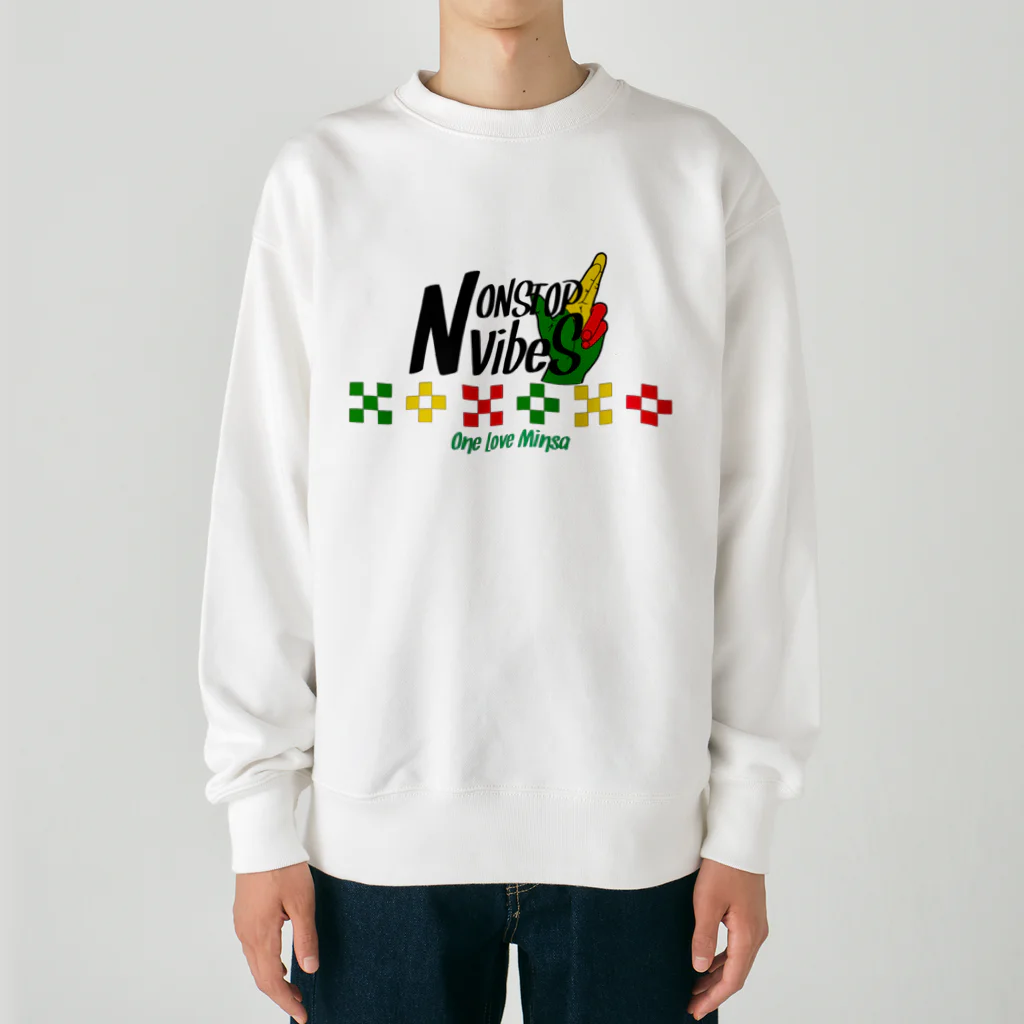 MOKKEYのNONSTOP VIBES（Bミンサー） Heavyweight Crew Neck Sweatshirt