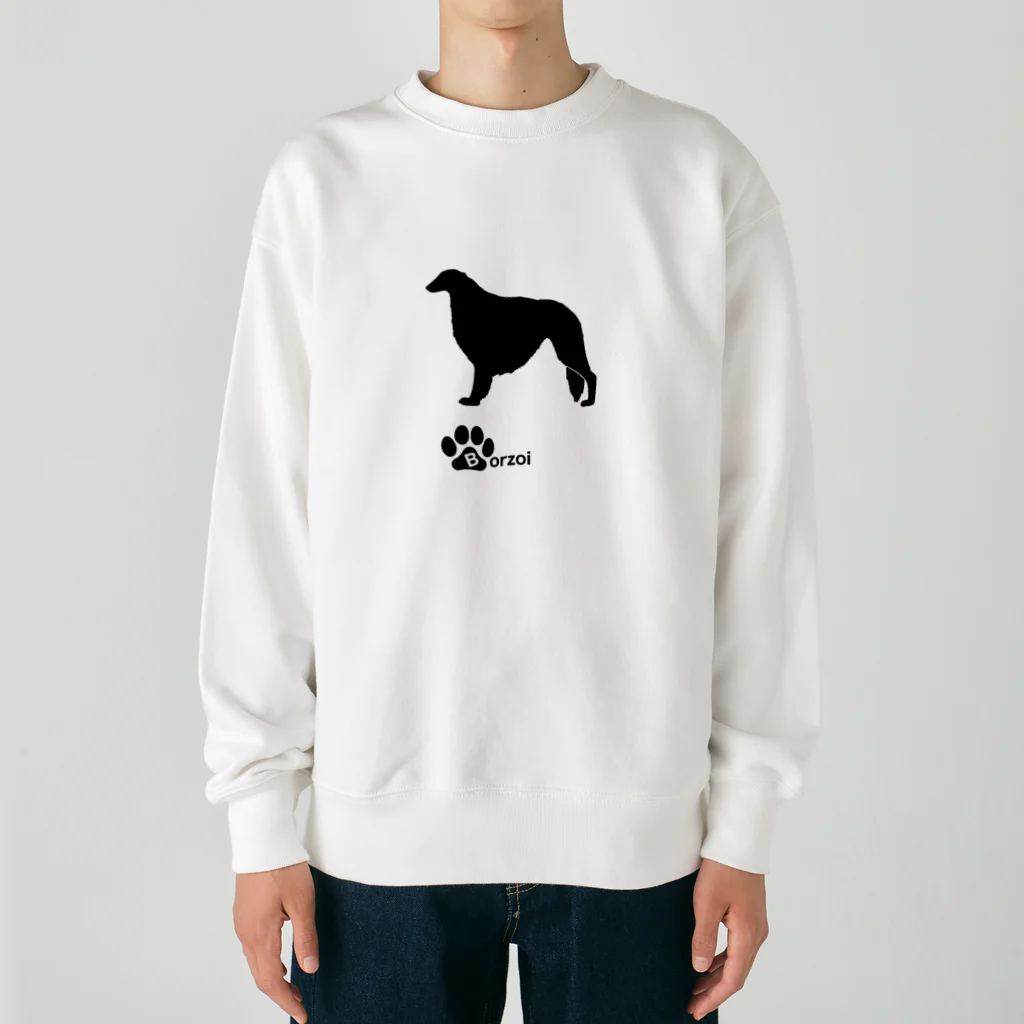 bow and arrow のボルゾイ Heavyweight Crew Neck Sweatshirt