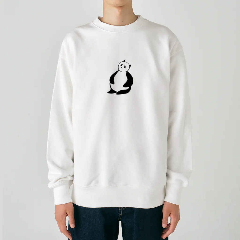 PoPoHouseのどっしりぱんだ Heavyweight Crew Neck Sweatshirt