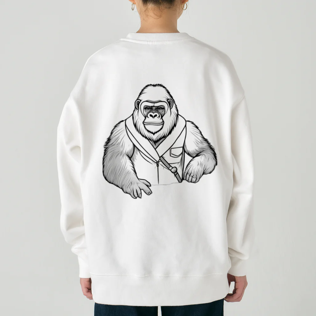 STTakuyaのゴリラタイチョー Heavyweight Crew Neck Sweatshirt