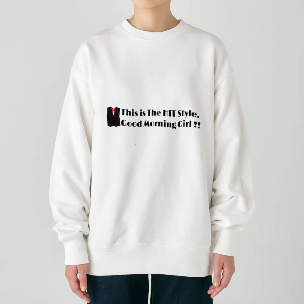 安田仁の【This is The HIT Style.】 Heavyweight Crew Neck Sweatshirt
