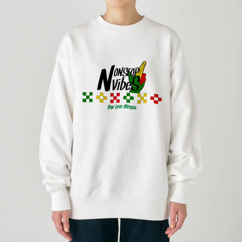 MOKKEYのNONSTOP VIBES（Bミンサー） Heavyweight Crew Neck Sweatshirt