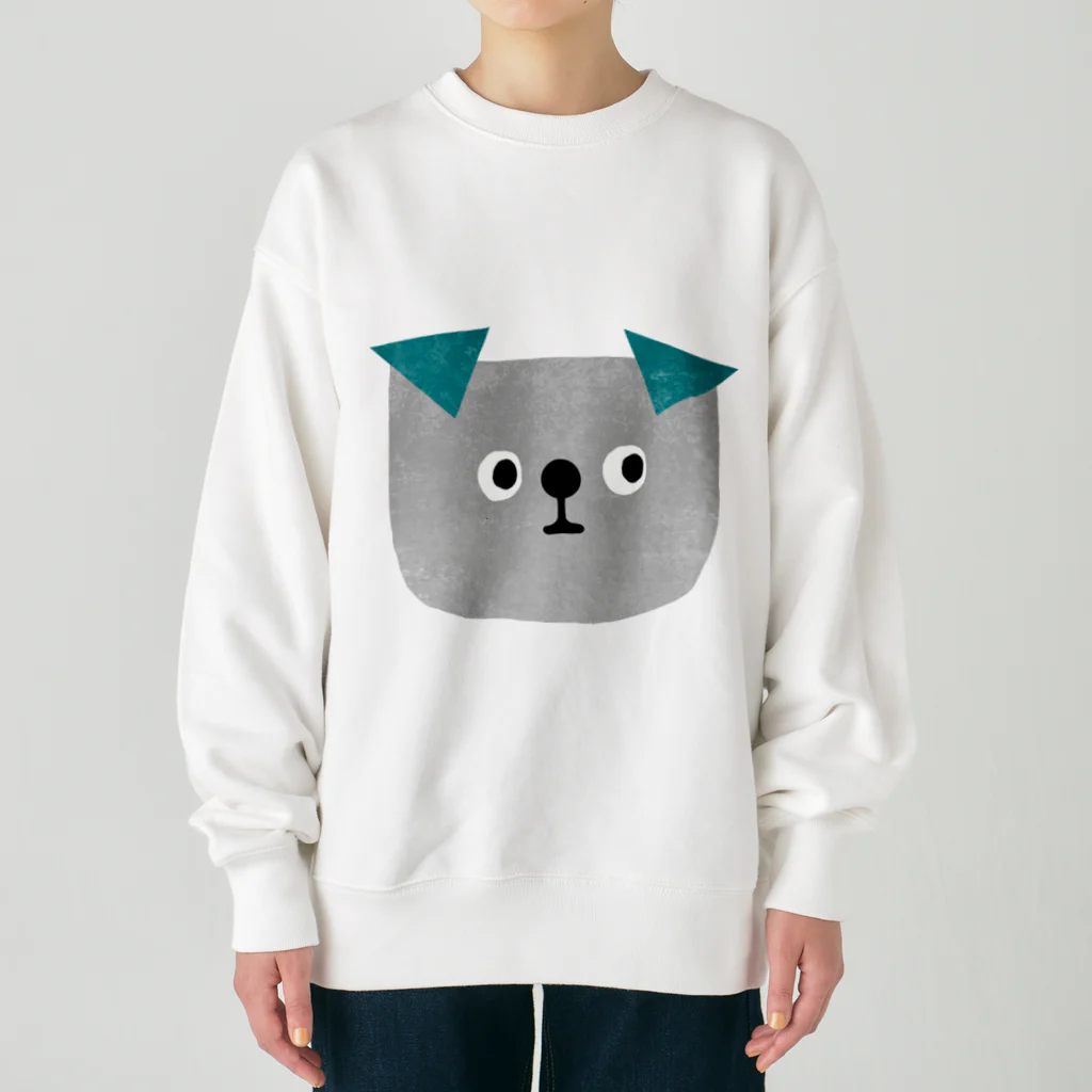 てら ねこグッズのタレミミチャン。 Heavyweight Crew Neck Sweatshirt