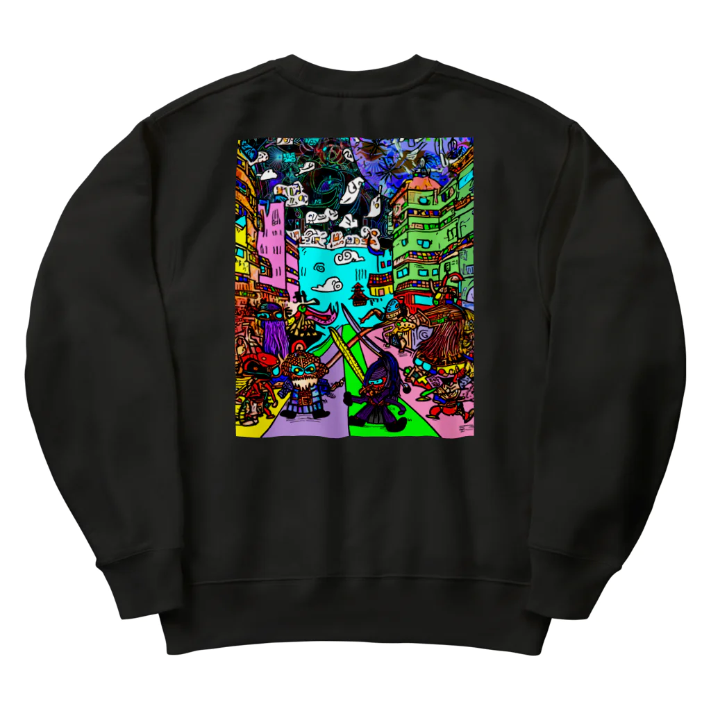 Ａ’ｚｗｏｒｋＳの宇宙人類皆兄弟 VERTICAL Heavyweight Crew Neck Sweatshirt