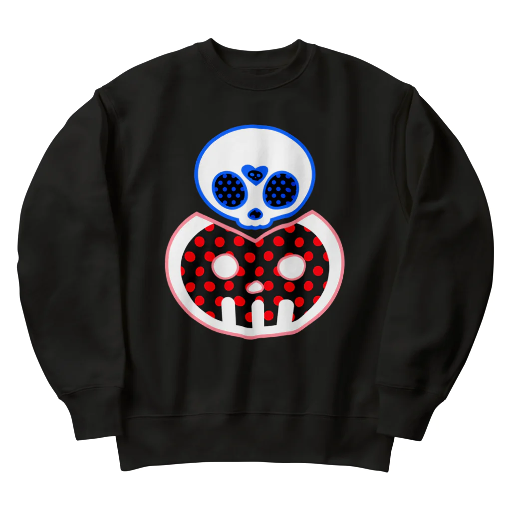 Ａ’ｚｗｏｒｋＳのどくろくんとどくろちゃん Heavyweight Crew Neck Sweatshirt