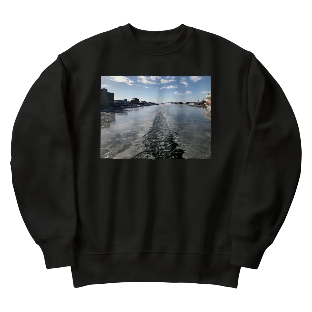 空屋　sorayakusakaの201902111352001　漁船の足跡 Heavyweight Crew Neck Sweatshirt