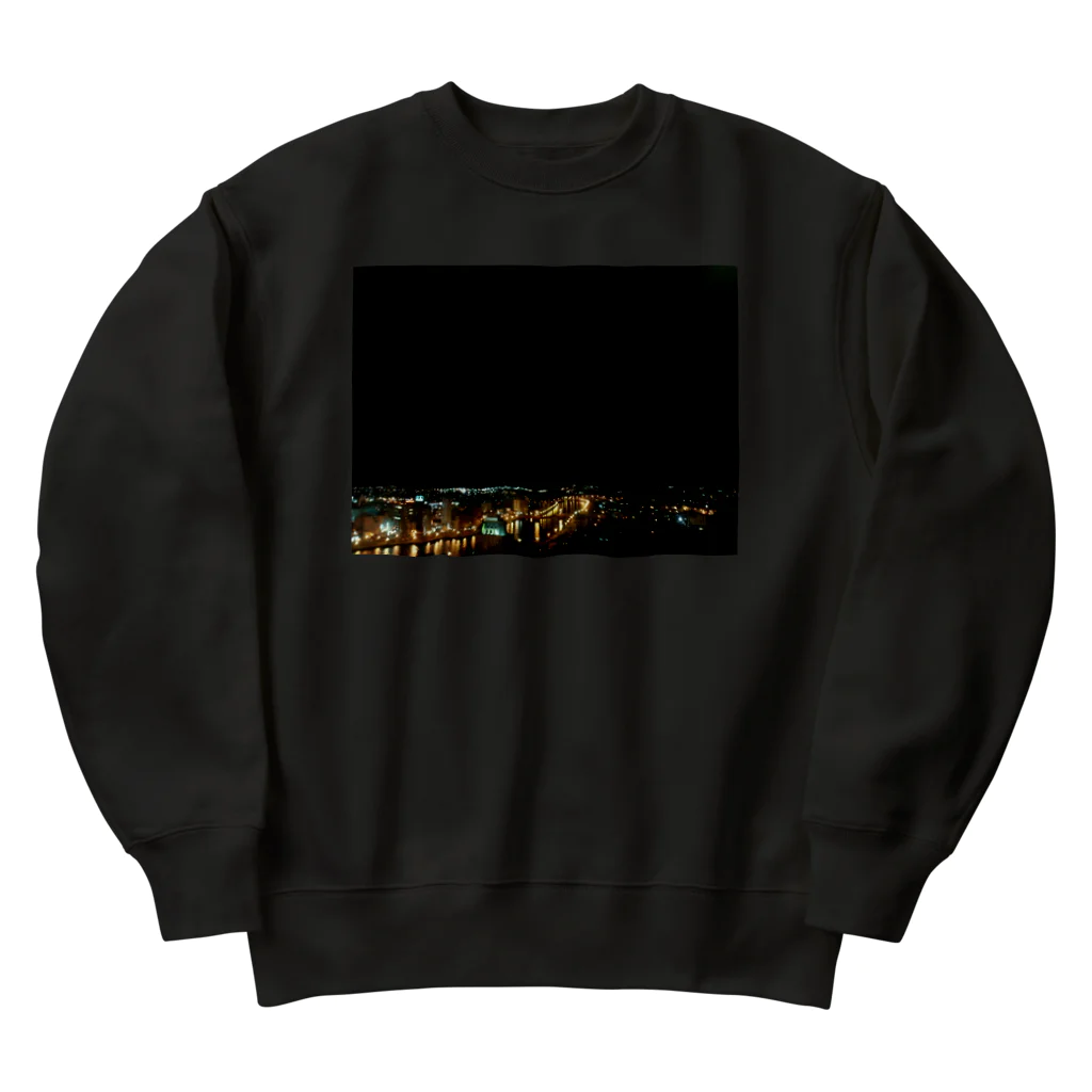 空屋　sorayakusakaの201512061854000　街明かり Heavyweight Crew Neck Sweatshirt