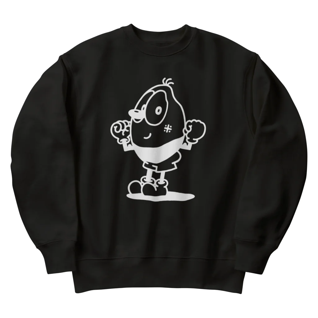 おこめのダイエット食堂のおこめくん Heavyweight Crew Neck Sweatshirt