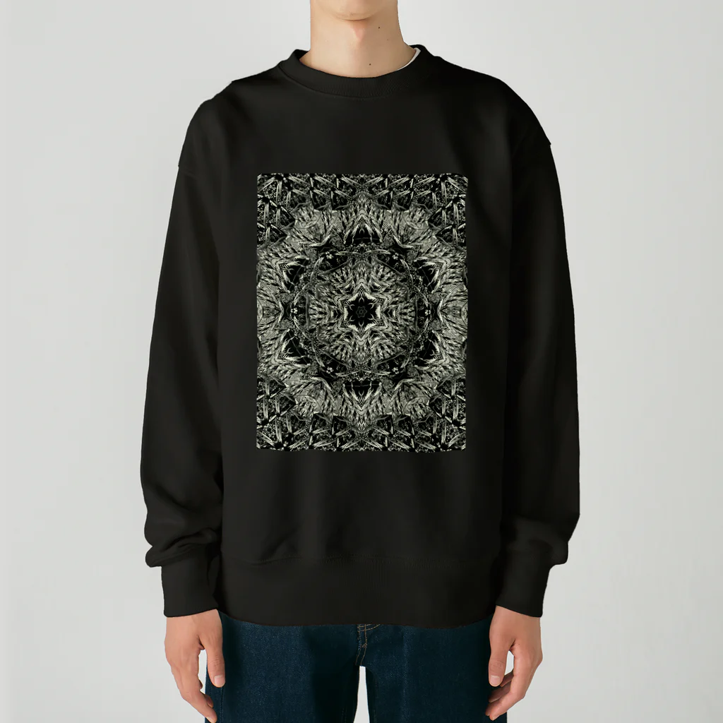 after the rainの曼荼羅　五穀豊穣 Heavyweight Crew Neck Sweatshirt