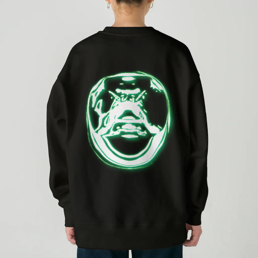 sparklelingamのdaruma_0001 Heavyweight Crew Neck Sweatshirt