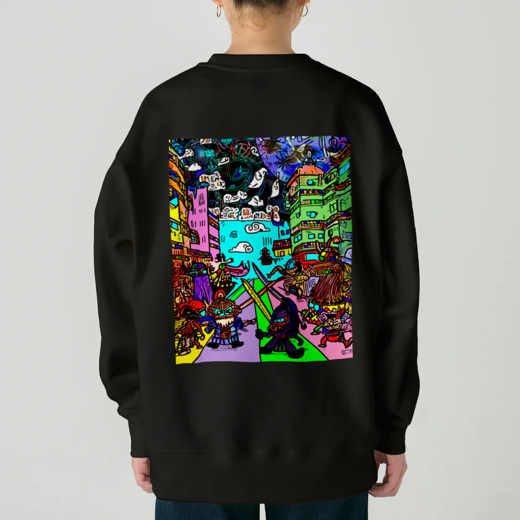 Ａ’ｚｗｏｒｋＳの宇宙人類皆兄弟 VERTICAL Heavyweight Crew Neck Sweatshirt