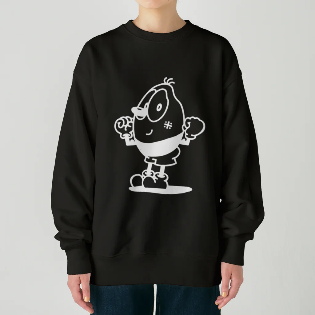 おこめのダイエット食堂のおこめくん Heavyweight Crew Neck Sweatshirt