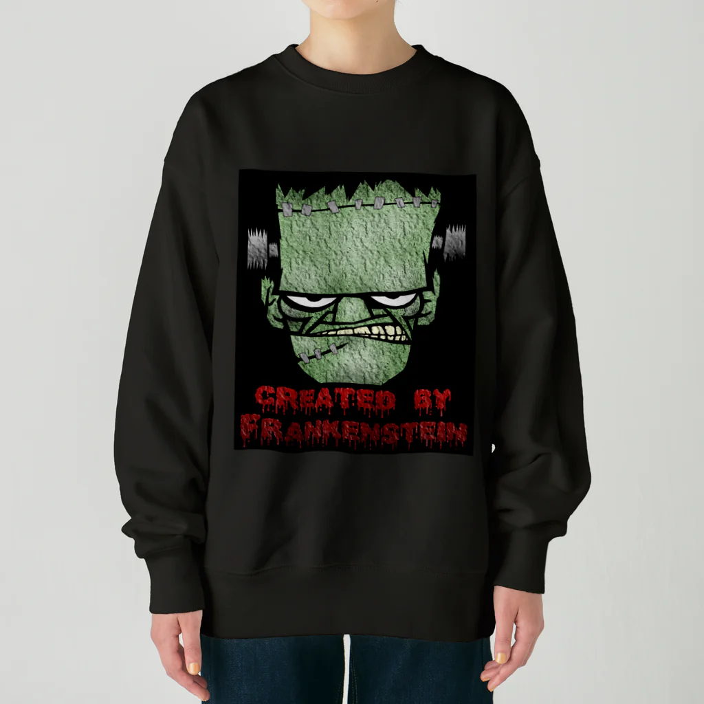 Ａ’ｚｗｏｒｋＳのフランケンシュタイン(GREEN FACE) Heavyweight Crew Neck Sweatshirt