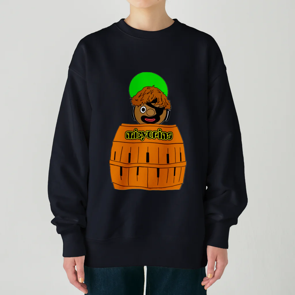 micyorina shopのmicyorina 「みちょ髭危機一髪」 Heavyweight Crew Neck Sweatshirt