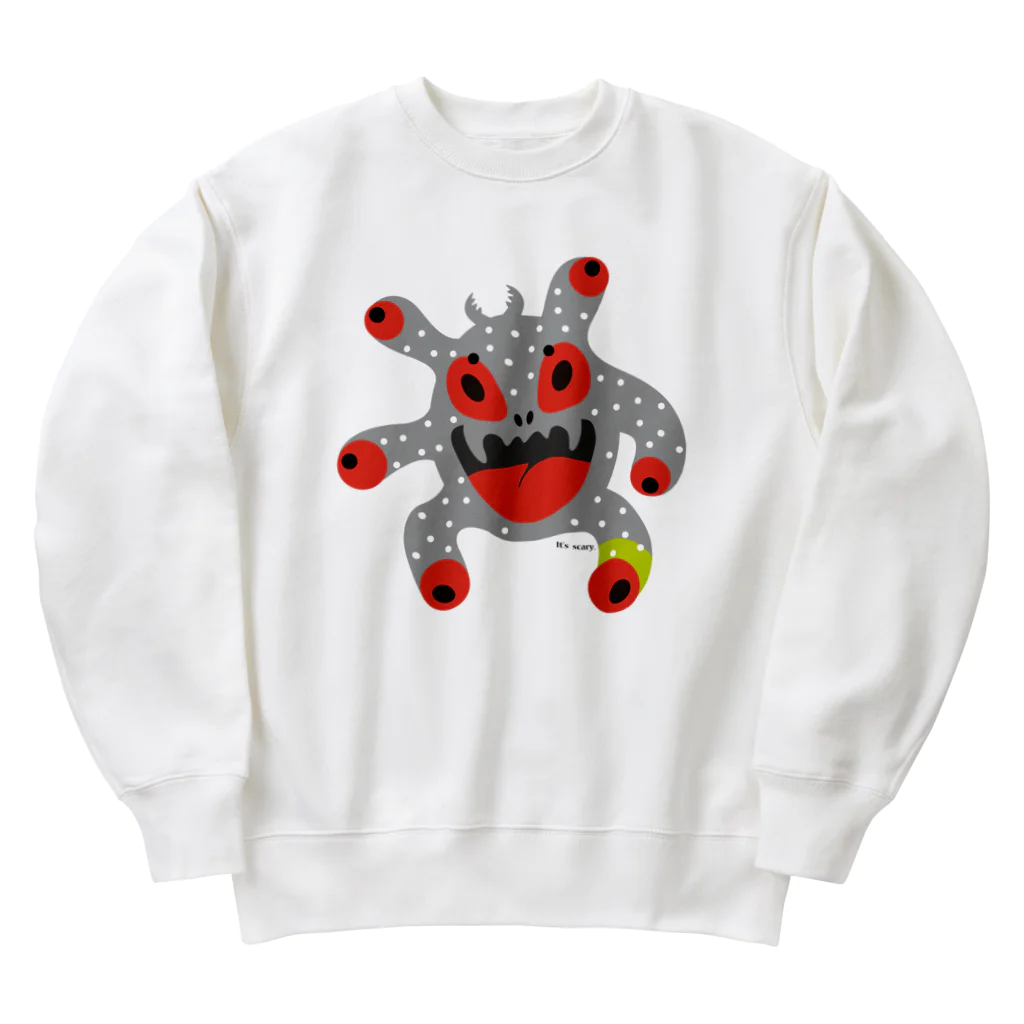 まみおデザインのワルスケくん Heavyweight Crew Neck Sweatshirt