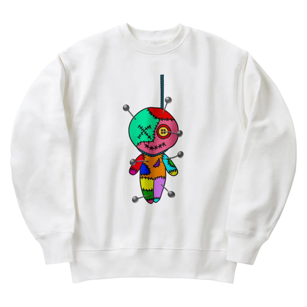 Ａ’ｚｗｏｒｋＳのHANGING VOODOO DOLL with PINS Heavyweight Crew Neck Sweatshirt