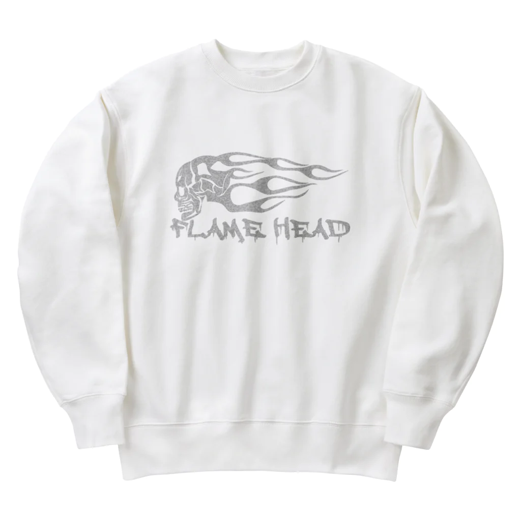 Ａ’ｚｗｏｒｋＳのFLAME HEAD WHT ヘビーウェイトスウェット