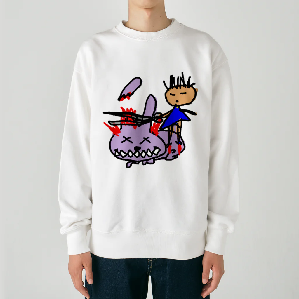 Ａ’ｚｗｏｒｋＳのらくがきRPG モンスター討伐 Heavyweight Crew Neck Sweatshirt