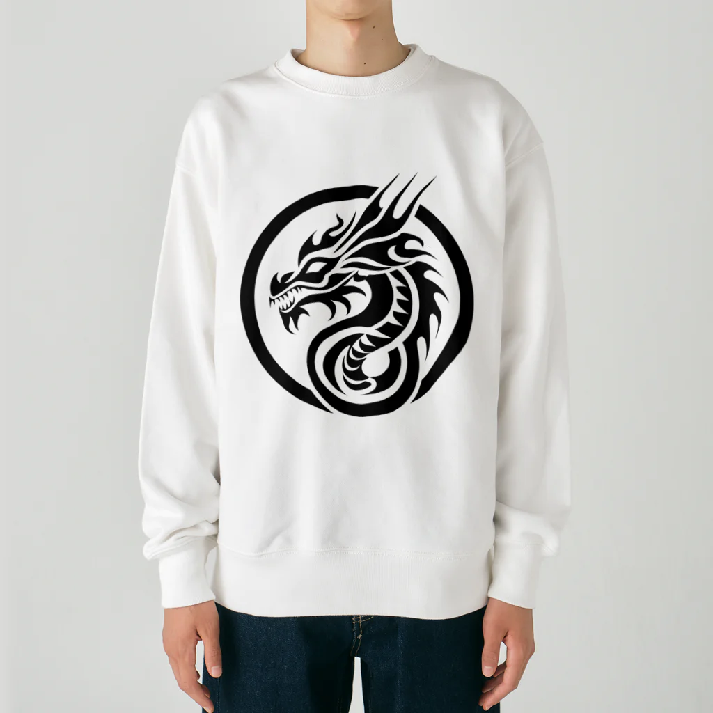 Ａ’ｚｗｏｒｋＳのドラゴンの紋章 Heavyweight Crew Neck Sweatshirt