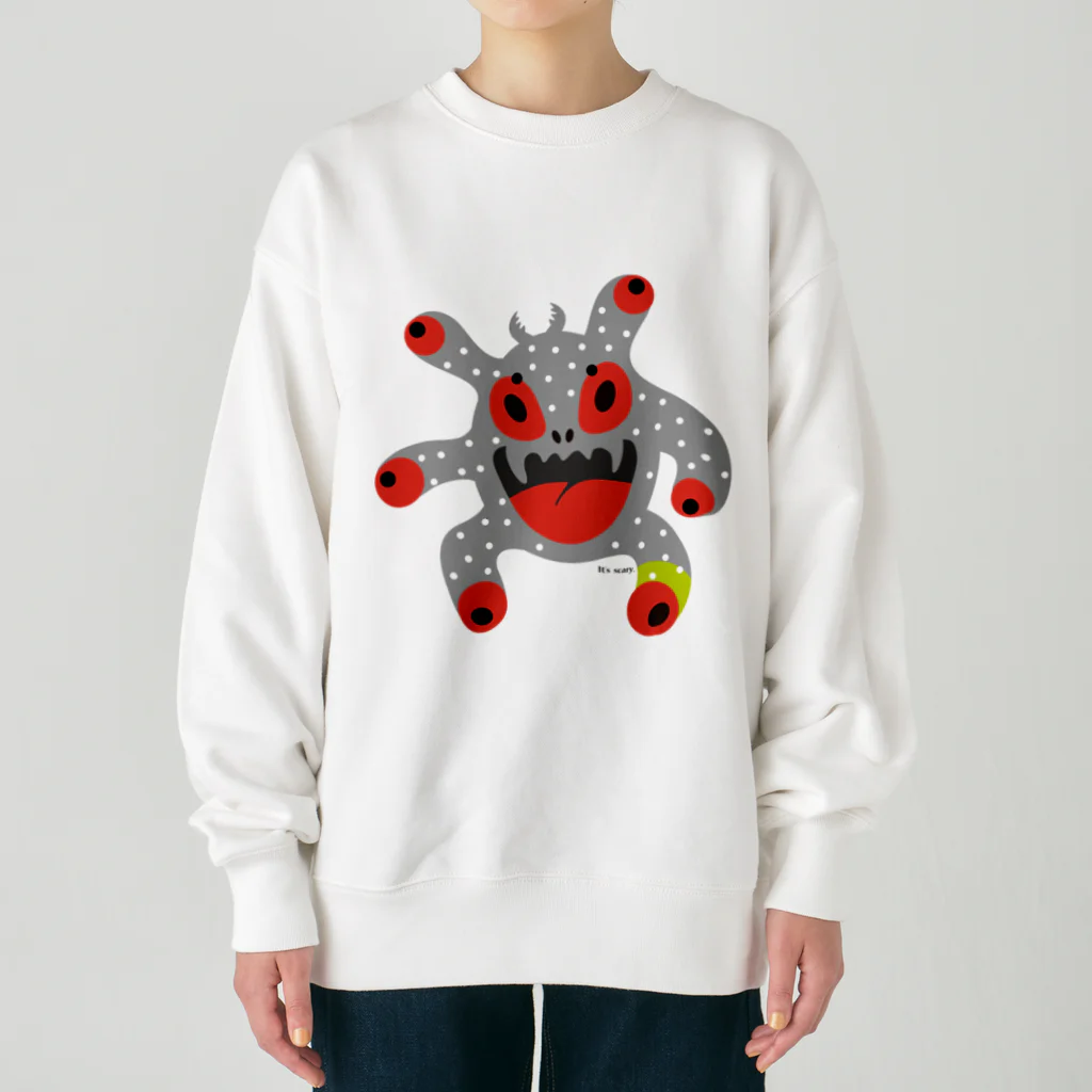 まみおデザインのワルスケくん Heavyweight Crew Neck Sweatshirt