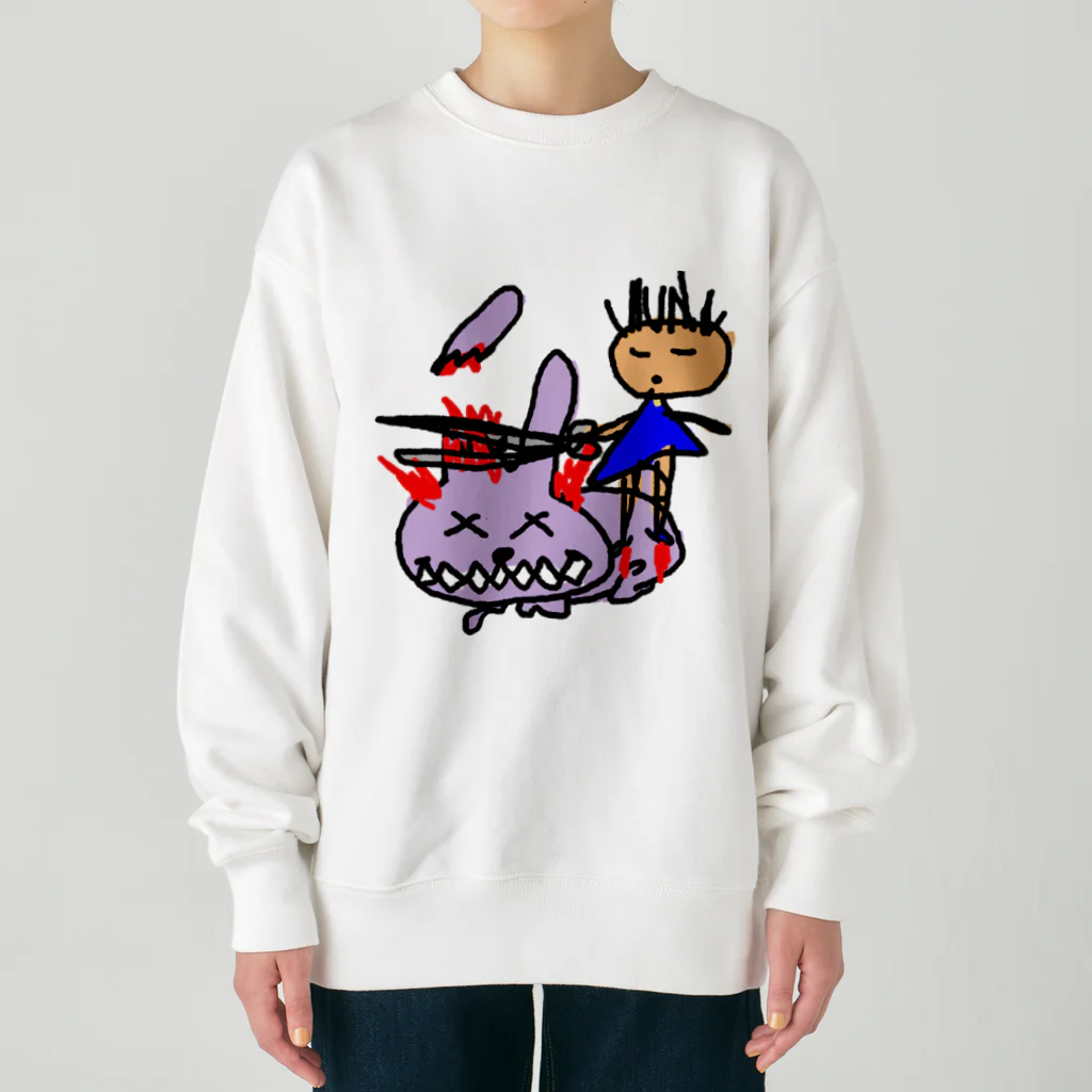 Ａ’ｚｗｏｒｋＳのらくがきRPG モンスター討伐 Heavyweight Crew Neck Sweatshirt