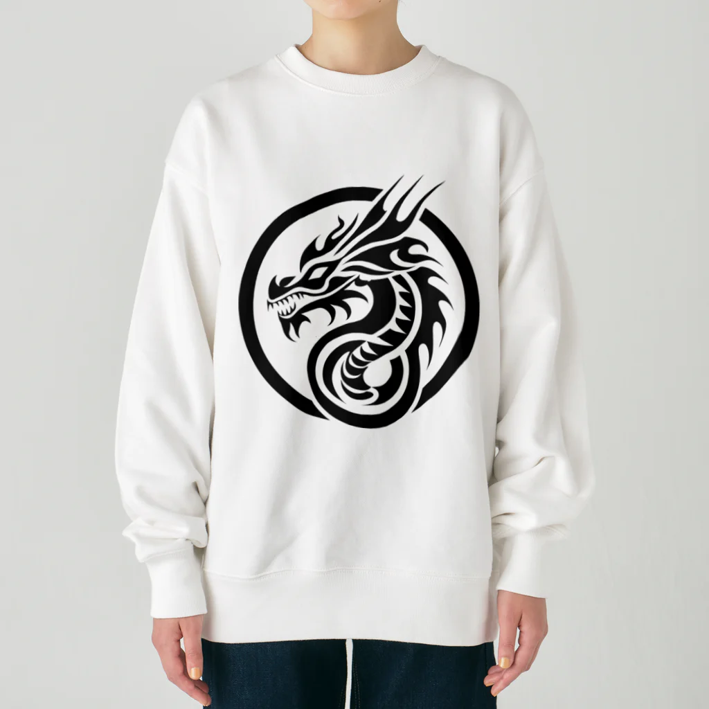 Ａ’ｚｗｏｒｋＳのドラゴンの紋章 Heavyweight Crew Neck Sweatshirt