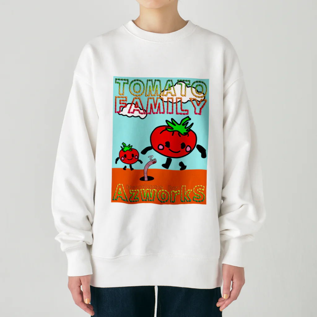 Ａ’ｚｗｏｒｋＳのトマトファミリー Heavyweight Crew Neck Sweatshirt