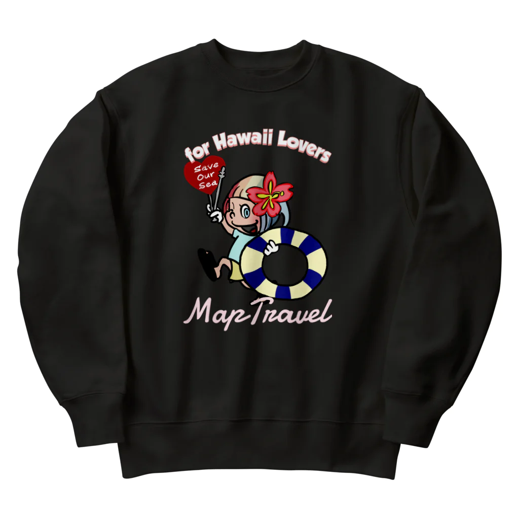 ハワイが大好きな女の子『HENOHENO MAPPY』のSAVE OUR SEA  Heavyweight Crew Neck Sweatshirt