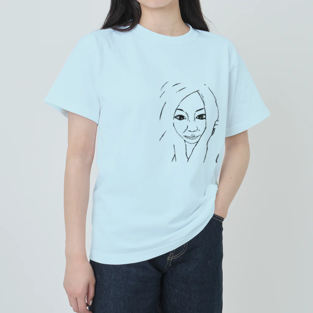 BOLTLESS_CORPc58i.のBEAUTIFUL LADY [ J ] !! Heavyweight T-Shirt