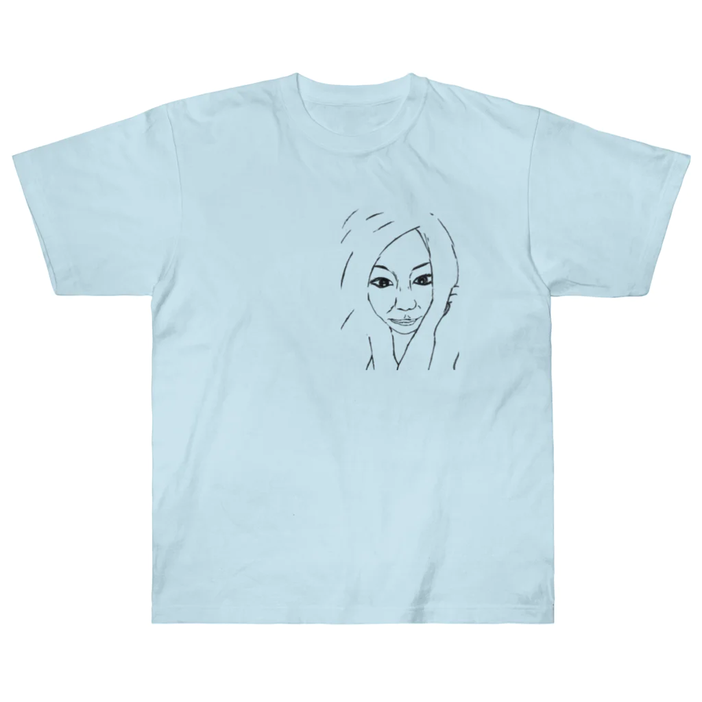 BOLTLESS_CORPc58i.のBEAUTIFUL LADY [ J ] !! Heavyweight T-Shirt