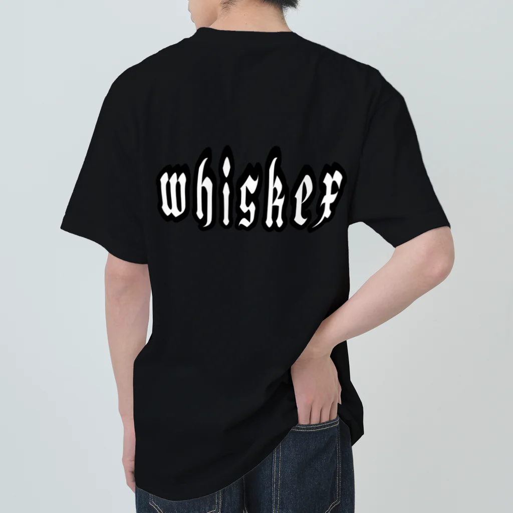 perochi-niの『ウィスキー』英字　プリント Heavyweight T-Shirt