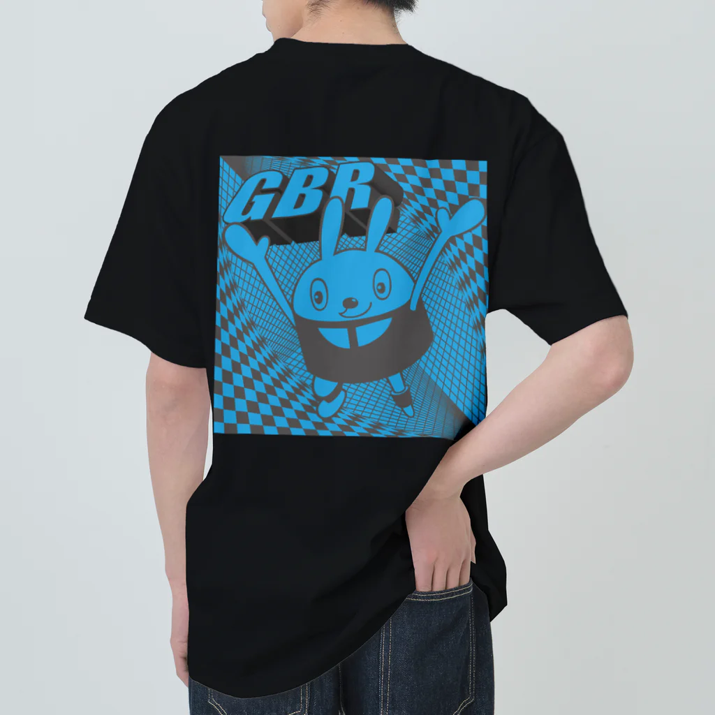 バンズオリジナルの<GBR>ロビット BLUE ヘビーウェイトTシャツ