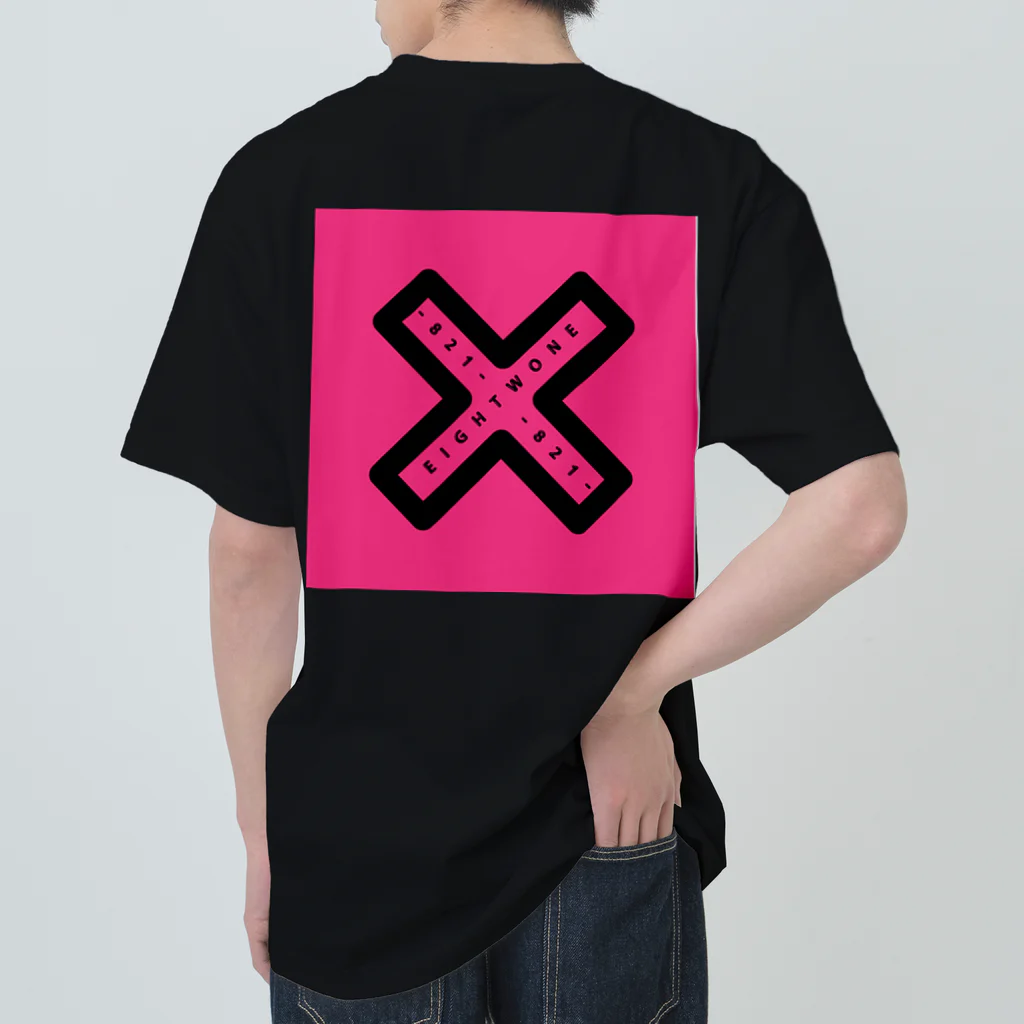 ストリートファッションはEighTwOne-821-(えいとぅーわん はちにーいち)の❌と読むかXエックスと読むか Heavyweight T-Shirt