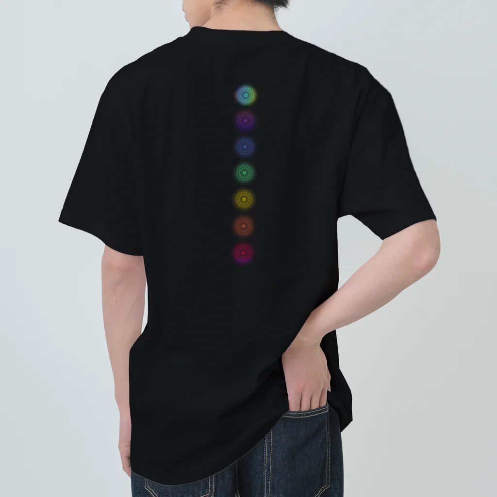 💖宇宙整体♪🌈♪こころからだチャンネル♪💖の光を導く宇宙cakra曼荼羅第4cakra！ Heavyweight T-Shirt