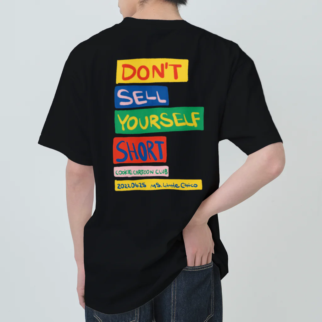 Cookie Cartoon Clubの20220625_don't sell your self short ヘビーウェイトTシャツ