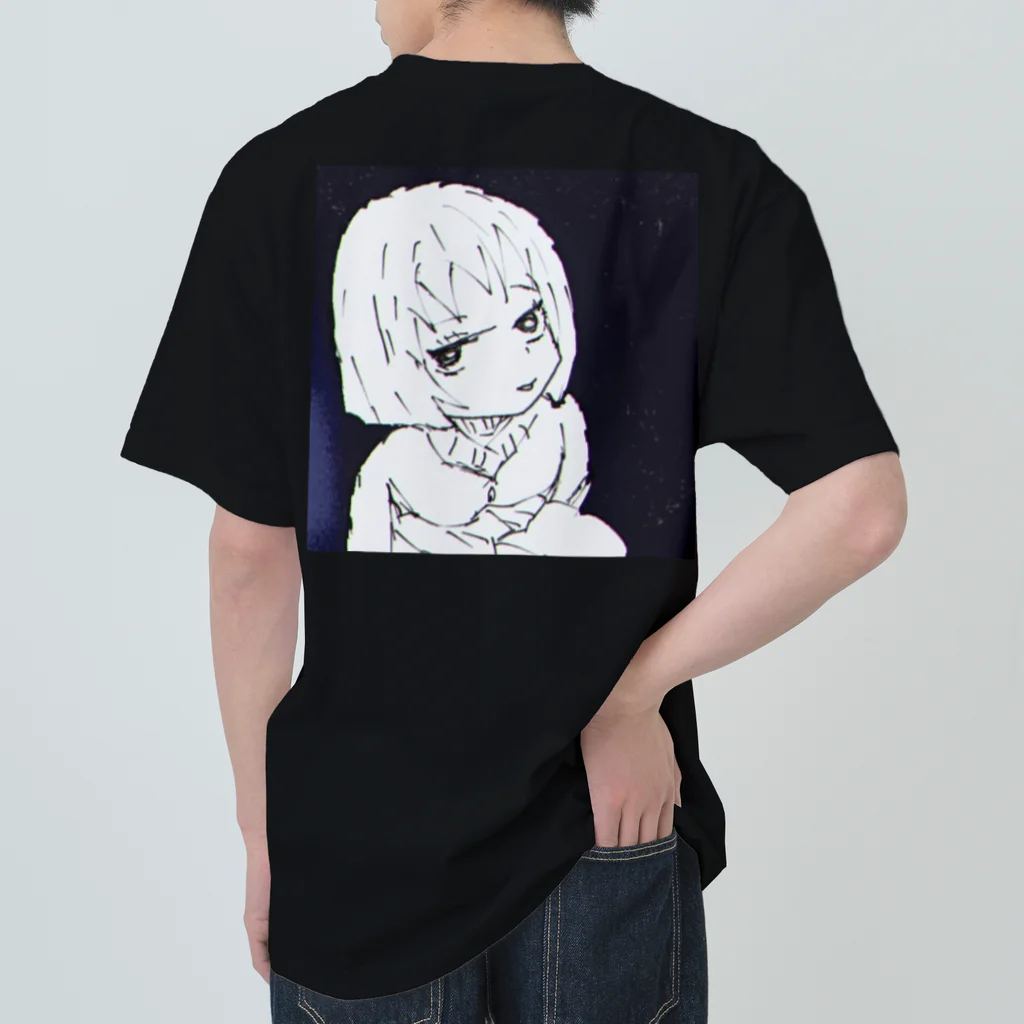 阿弥陀クジオの暇しちゃってるガール Heavyweight T-Shirt