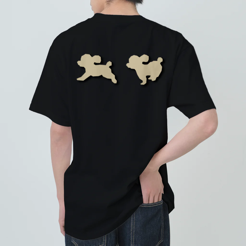 NTRLのトイプードルのラテくん Heavyweight T-Shirt