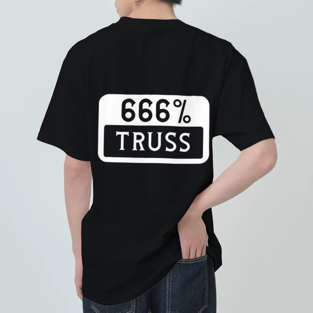 TRUSSの#2 BK ヘビーウェイトTシャツ