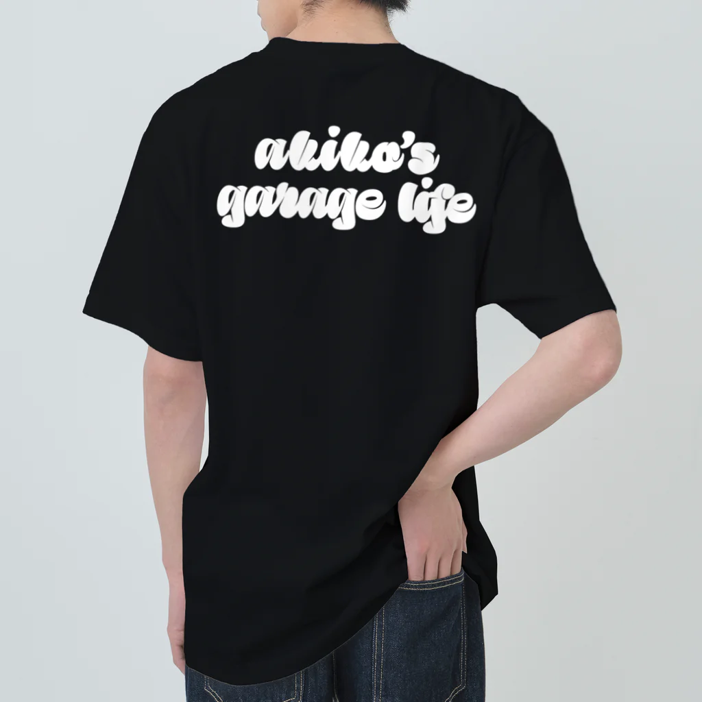 YTGR〜矢田部明子のガレージライフ〜のヤタガレT（ブラック） Heavyweight T-Shirt