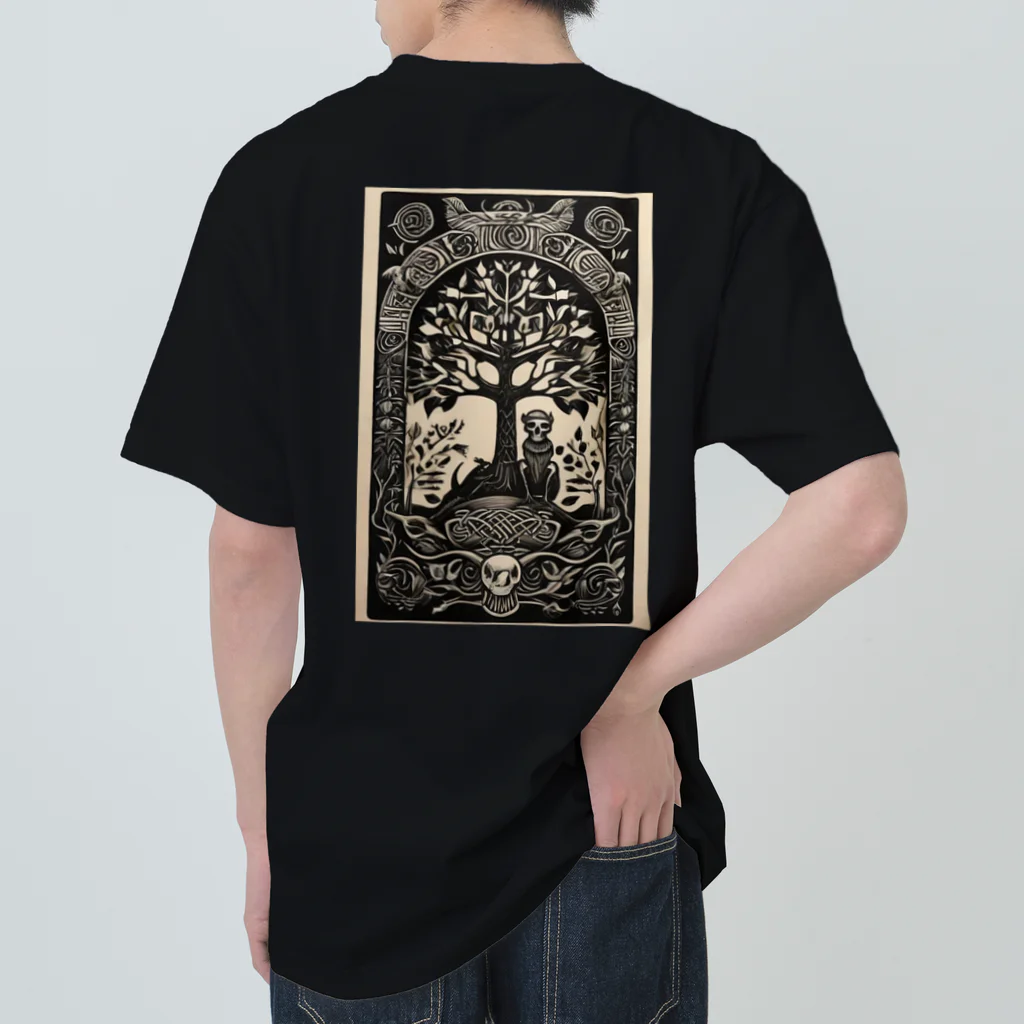 Skull sectionのドクロの木 Heavyweight T-Shirt