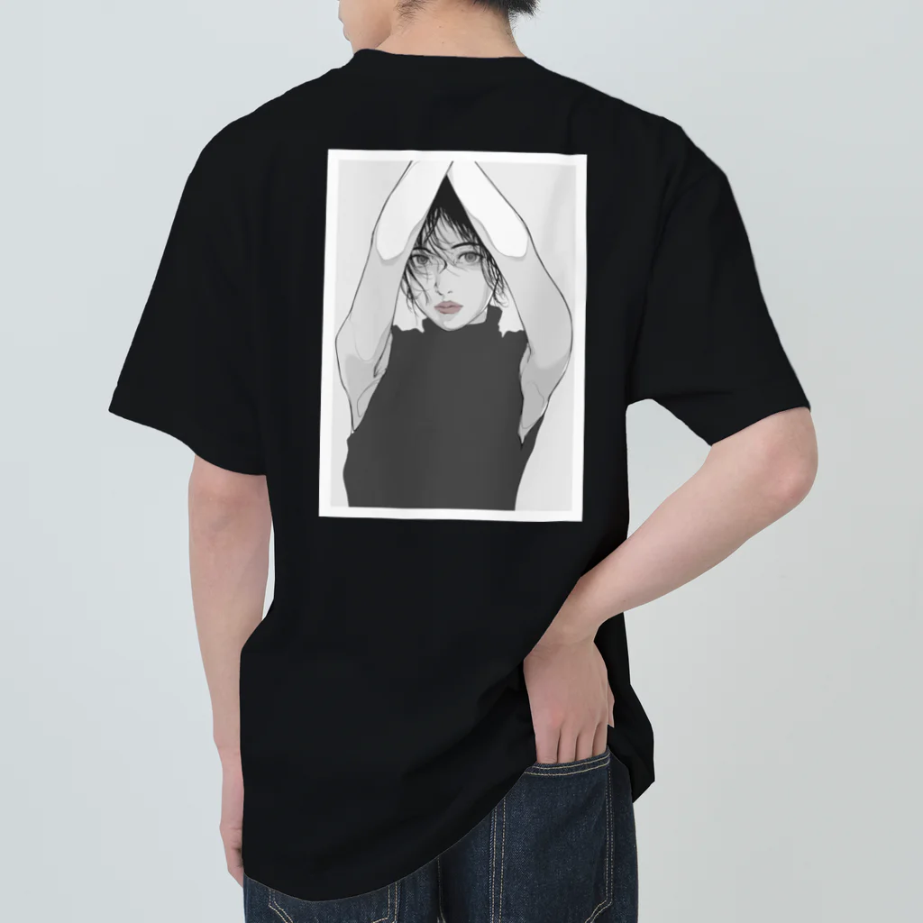 PUPPET FACEのPORTRAIT_02 Heavyweight T-Shirt