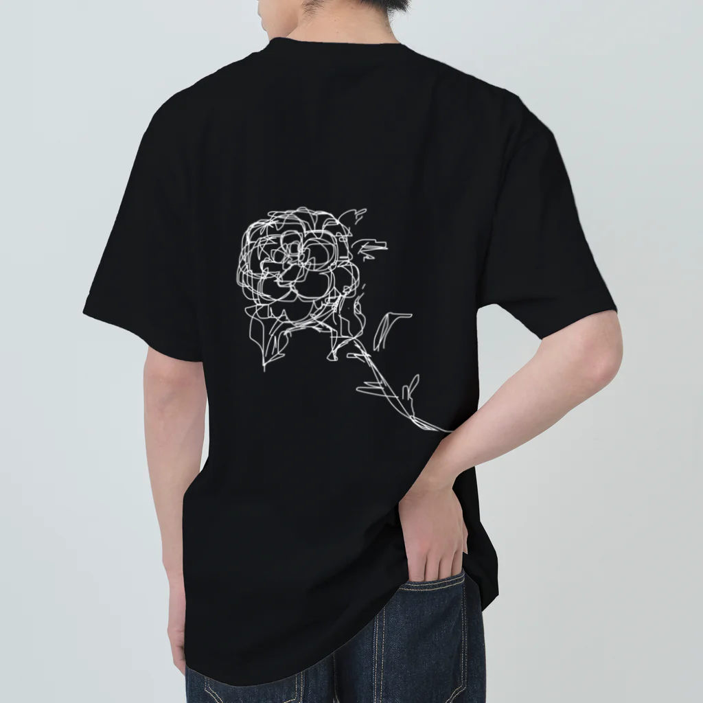 建築学生の部屋のrose ヘビーウェイトTシャツ