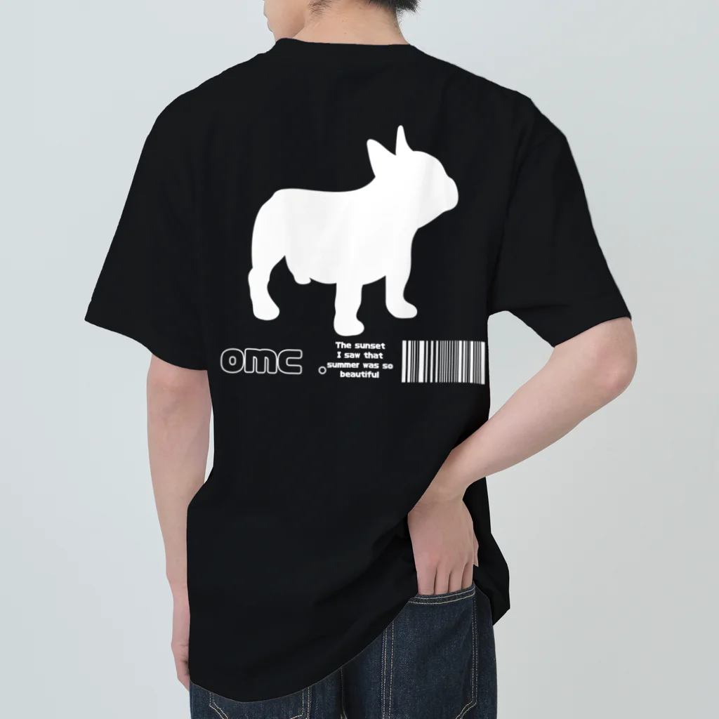 おもちショップのフレブルくんby OMC. ヘビーウェイトTシャツ