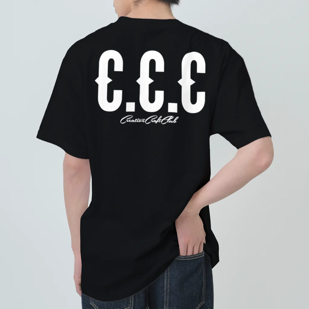 L&W BurningWorksのC.C.C ONEPOINT LOGO ヘビーウェイトTシャツ